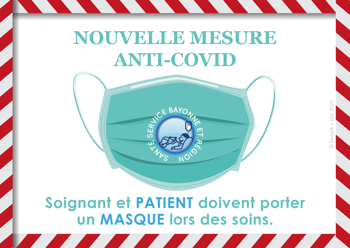 Covid-19 : comment bien mettre son masque ? - Site officiel de Santé  Service Bayonne et Région